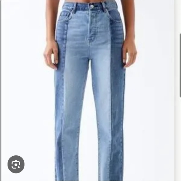 Simple Society Denim - Two Panel Straight Raw Hem